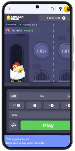Chicken Road App - Start playing