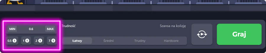 Ustaw swoją stawkę