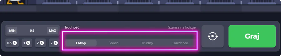 Wybierz poziom trudności