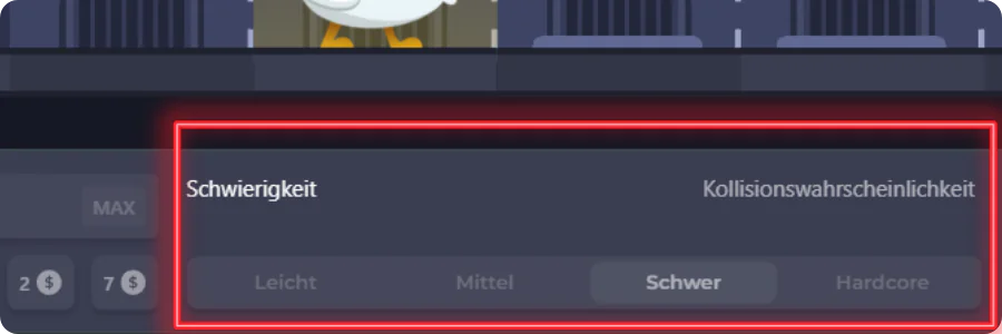 Chicken Road Wählen Sie den Schwierigkeitsgrad aus