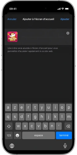 Chicken Road - Confirmer l'installation sur iPhone