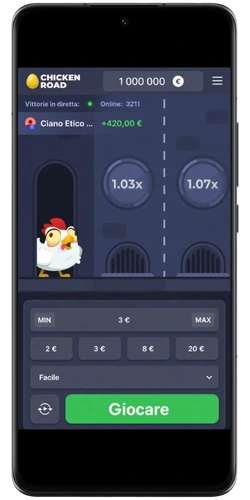 Chicken Road - Inizia a giocare su mobile.