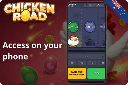 Access on your phone Chicken Road App review
