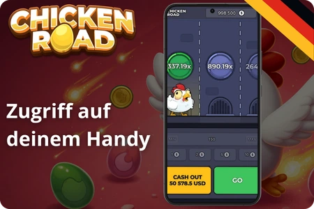 Chicken Road Spiel auf dem Handy – mobiler Zugriff.