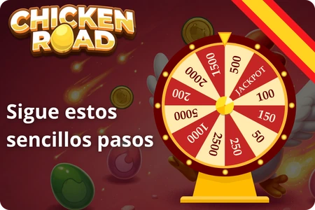 Pasos para jugar Chicken Road.